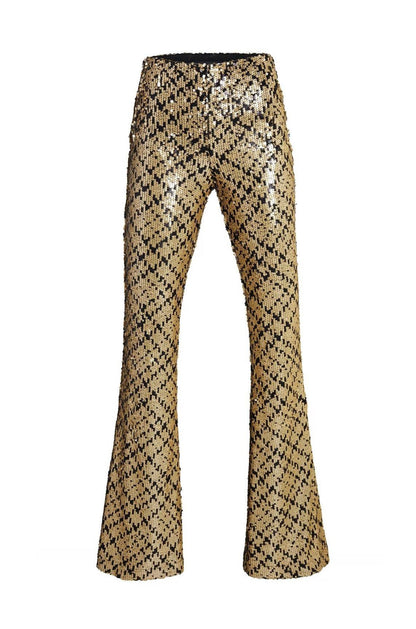 Gigi Payetli Gold Pantolon