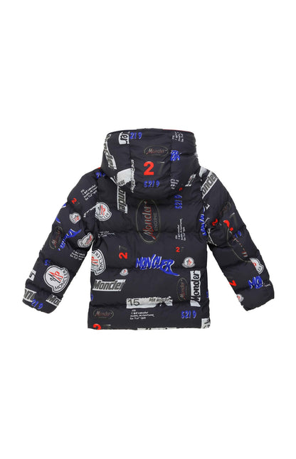 Graffi Baskılı Şişme Çocuk Mont