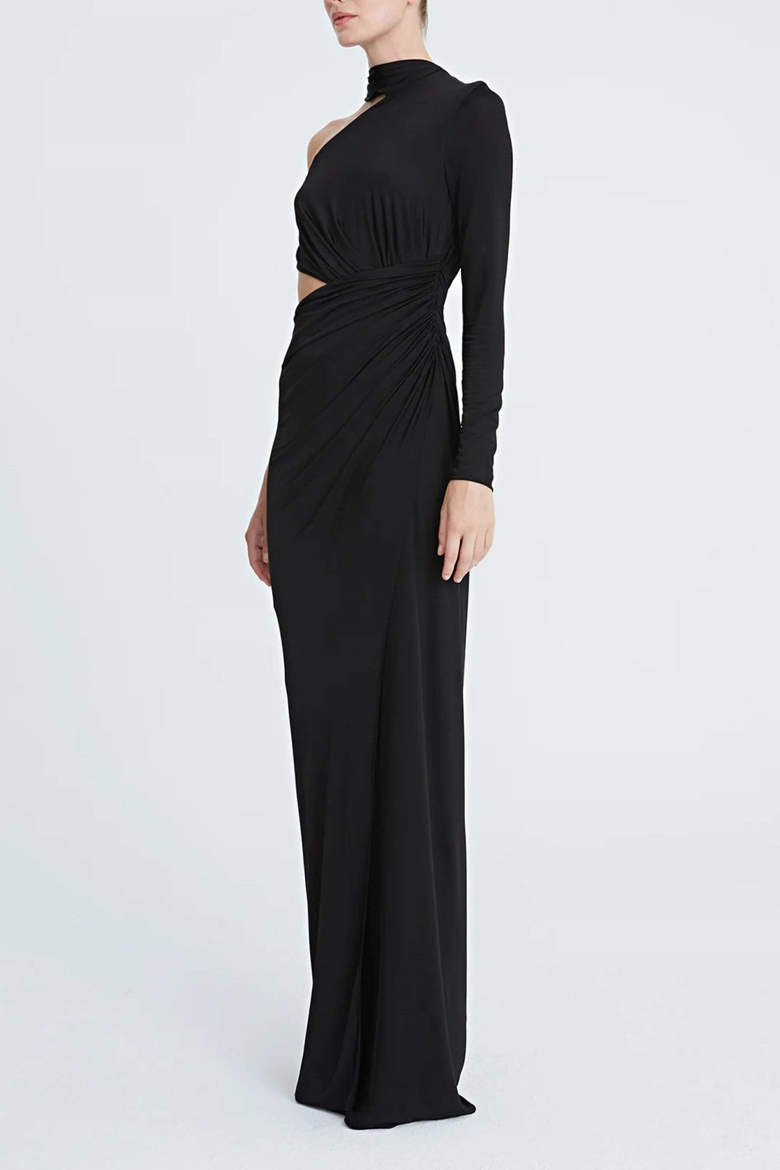 Joanna Siyah Maxi Elbise