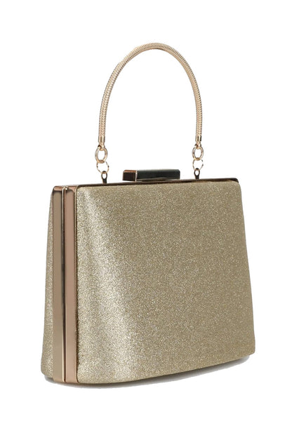 Kelly Gold Zincirli Çanta