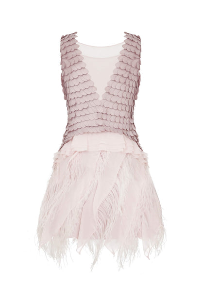 Powder Pembe Mini Elbise