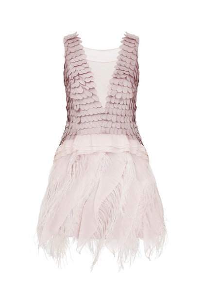 Powder Pembe Mini Elbise
