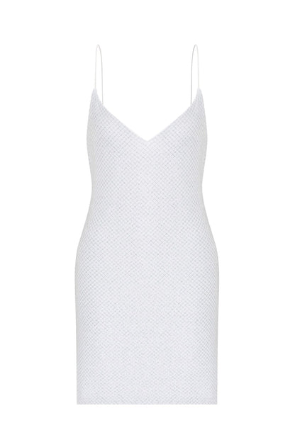 Remi Beyaz Mini Elbise
