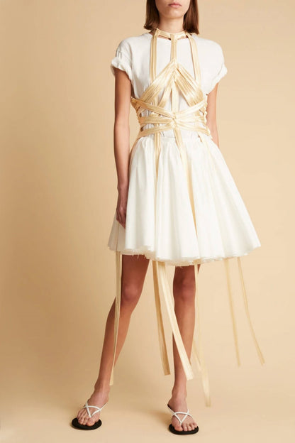 Sukey Gold Saten Korse