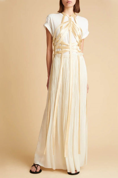 Sukey Gold Saten Korse