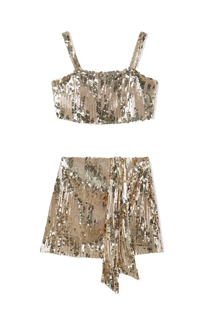 Tiffany Gold Crop Takım